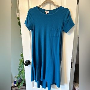 Lularoe Carly Dress - Blue XS